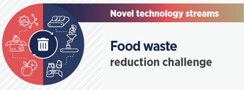 Modern logo for the food waste reduction challenge